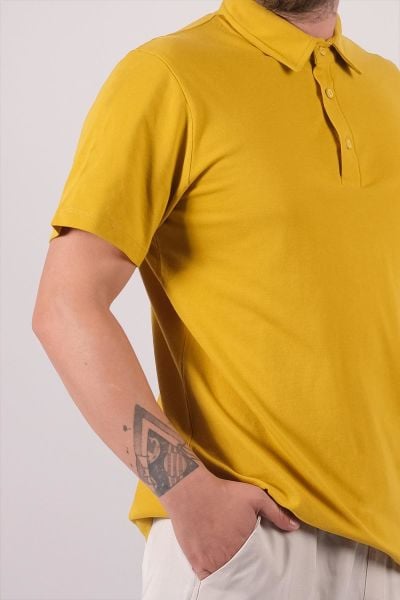 Climbolic Polo Yaka Erkek T-Shirt Sarı - 2XL