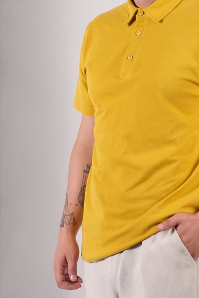 Climbolic Polo Yaka Erkek T-Shirt Sarı - 2XL