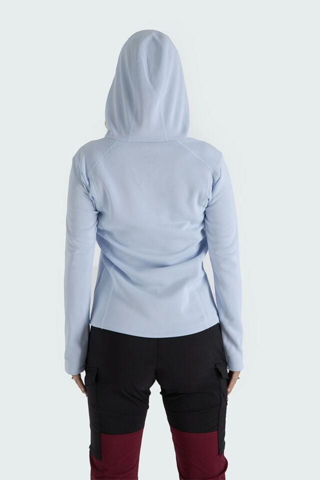 Climbolic Jade Kapüşonlu Polar Sweat Mavi - L