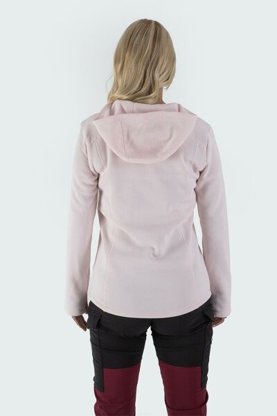 Climbolic Jade Kapüşonlu Polar Sweat Pembe - 2XL