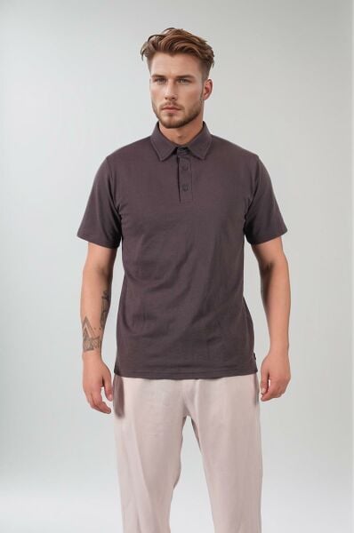 Climbolic Polo Yaka Erkek T-Shirt Füme - XL