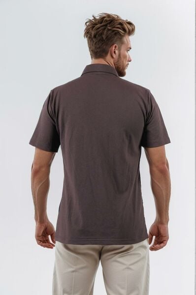 Climbolic Polo Yaka Erkek T-Shirt Füme - XL