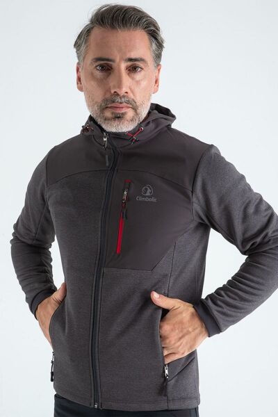 Climbolic Apex Outdoor Kapüşonlu Polar Antrasit - 2XL