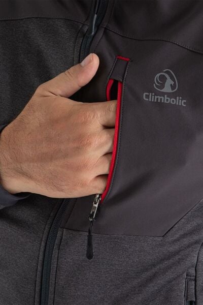 Climbolic Apex Outdoor Kapüşonlu Polar Antrasit - 2XL