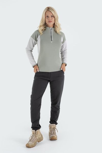 Climbolic Onyx Outdoor Polar Sweat Yeşil Krem - XL