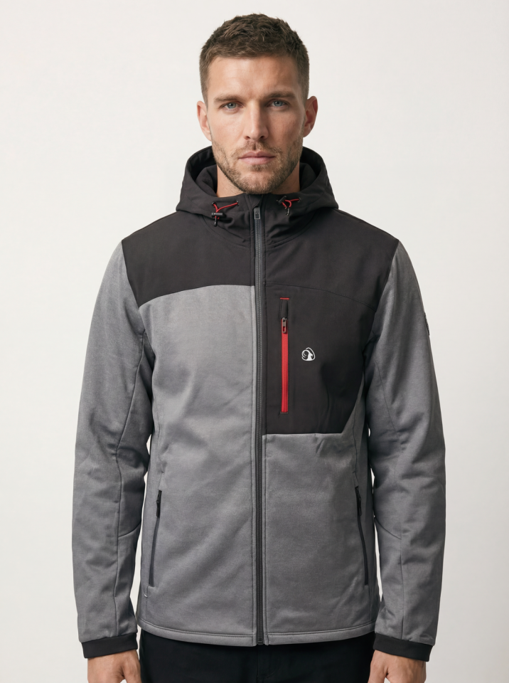 Climbolic Apex Outdoor Kapüşonlu Polar Gri - S