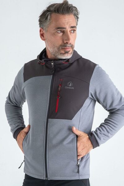 Climbolic Apex Outdoor Kapüşonlu Polar Gri - XL