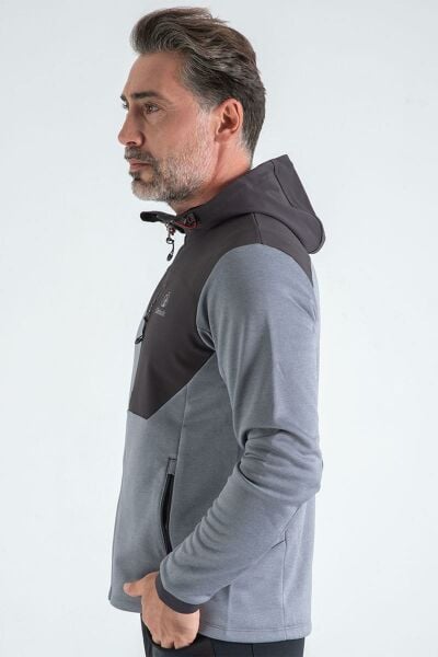 Climbolic Apex Outdoor Kapüşonlu Polar Gri - XL