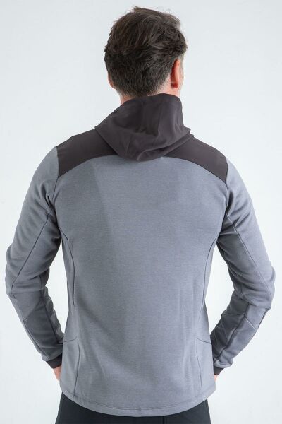Climbolic Apex Outdoor Kapüşonlu Polar Gri - XL