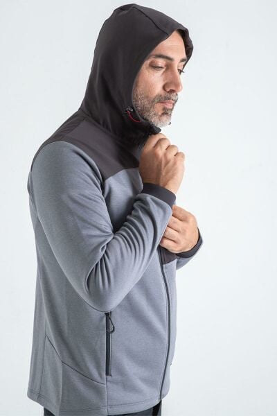 Climbolic Apex Outdoor Kapüşonlu Polar Gri - XL