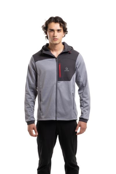Climbolic Apex Outdoor Kapüşonlu Polar Gri - XL