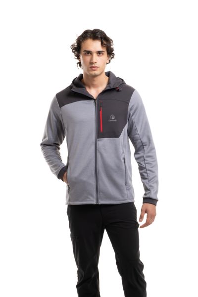 Climbolic Apex Outdoor Kapüşonlu Polar Gri - XL