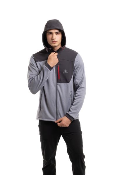 Climbolic Apex Outdoor Kapüşonlu Polar Gri - XL