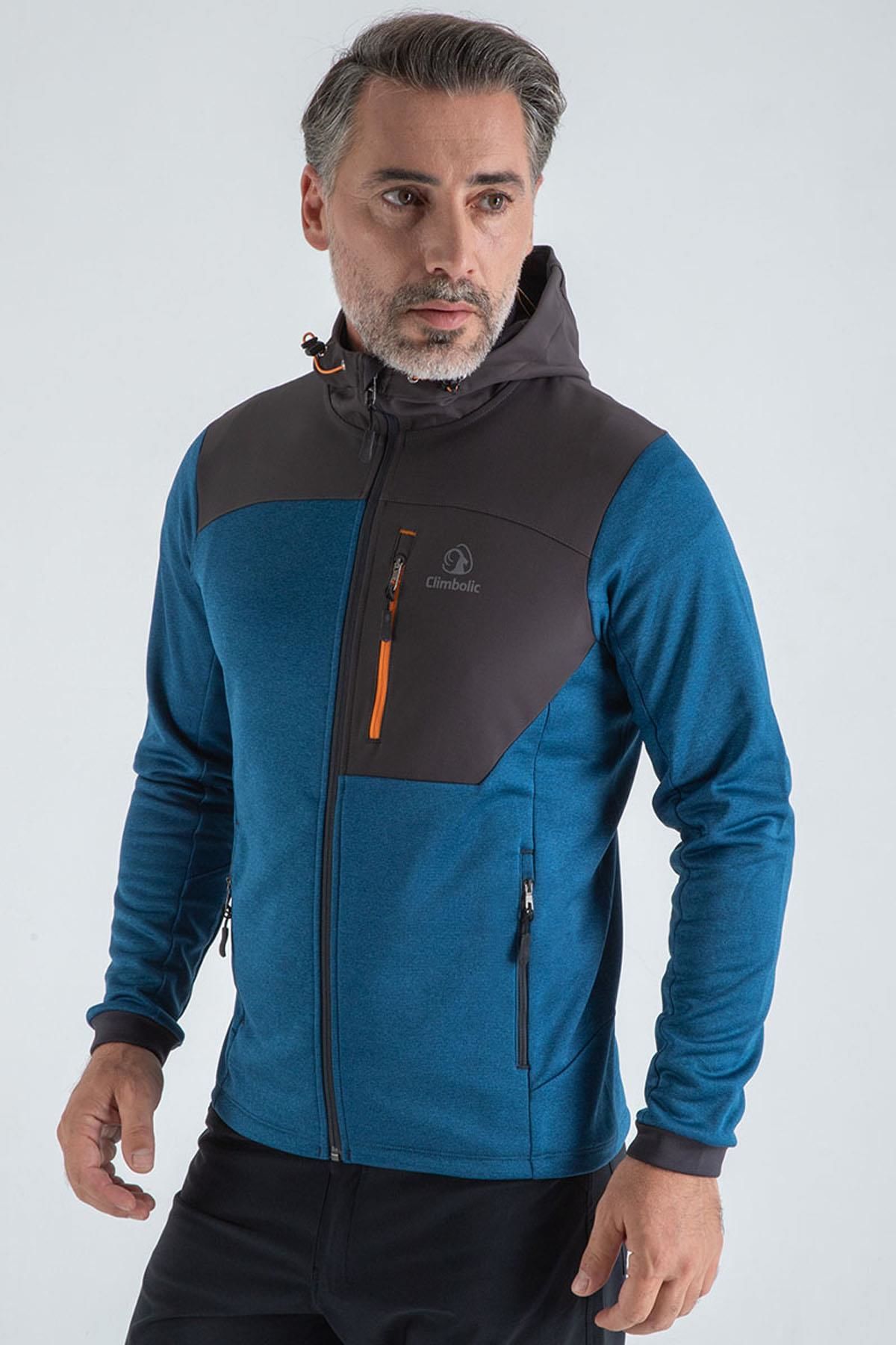 Climbolic Apex Outdoor Kapüşonlu Polar Petrol - XL