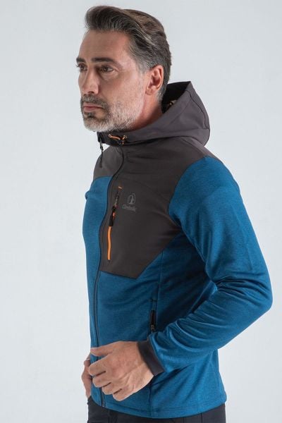 Climbolic Apex Outdoor Kapüşonlu Polar Petrol - XL