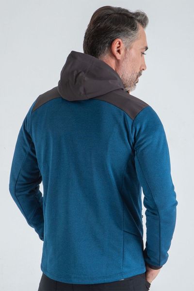 Climbolic Apex Outdoor Kapüşonlu Polar Petrol - XL