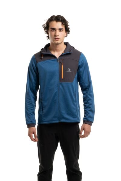 Climbolic Apex Outdoor Kapüşonlu Polar Petrol - XL