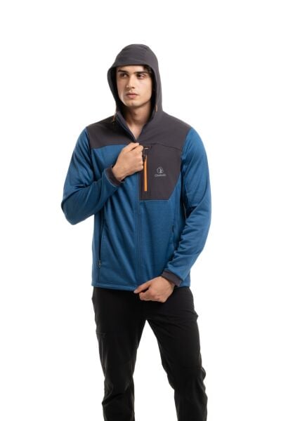 Climbolic Apex Outdoor Kapüşonlu Polar Petrol - XL