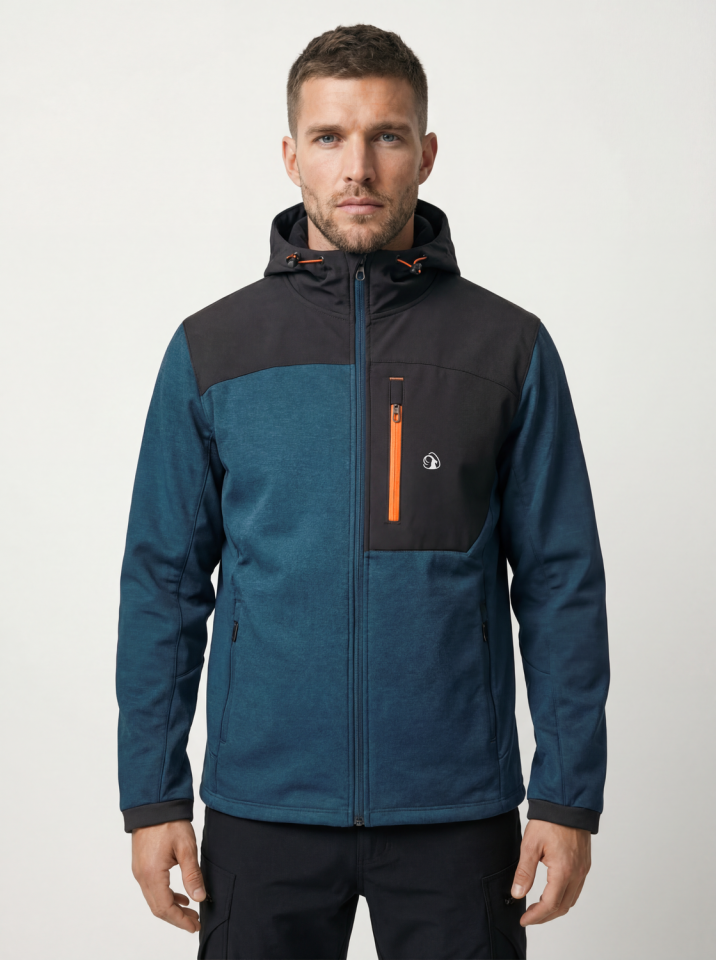 Climbolic Apex Outdoor Kapüşonlu Polar Petrol - XL