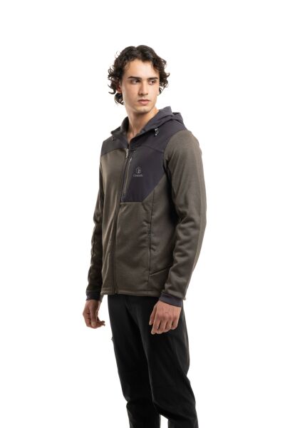 Climbolic Apex Outdoor Kapüşonlu Polar Haki - S