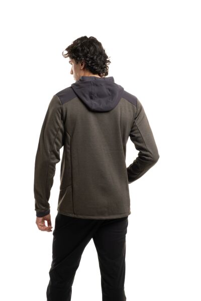 Climbolic Apex Outdoor Kapüşonlu Polar Haki - S