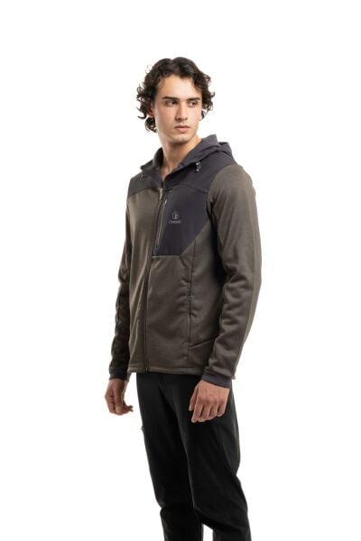 Climbolic Apex Outdoor Kapüşonlu Polar Haki - XL