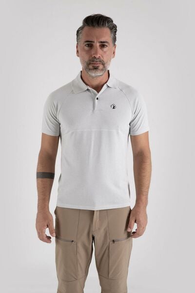 Climbolic Efes Polo Yaka T-Shirt Açık Gri - M