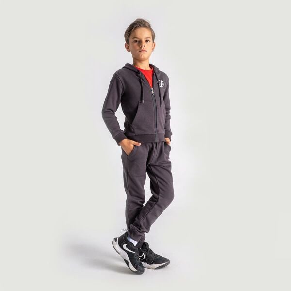 Climbolic Talc Kapüşonlu Çocuk Sweat Haki - 08 YAŞ