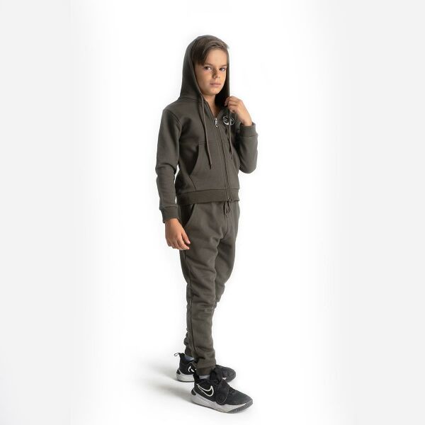 Climbolic Talc Kapüşonlu Çocuk Sweat Haki - 08 YAŞ
