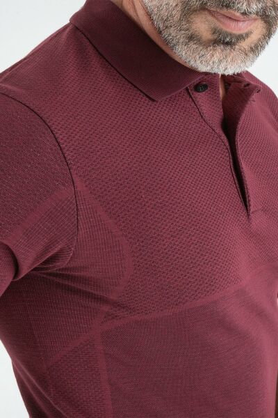 Climbolic Efes Polo Yaka T-Shirt Bordo - XS