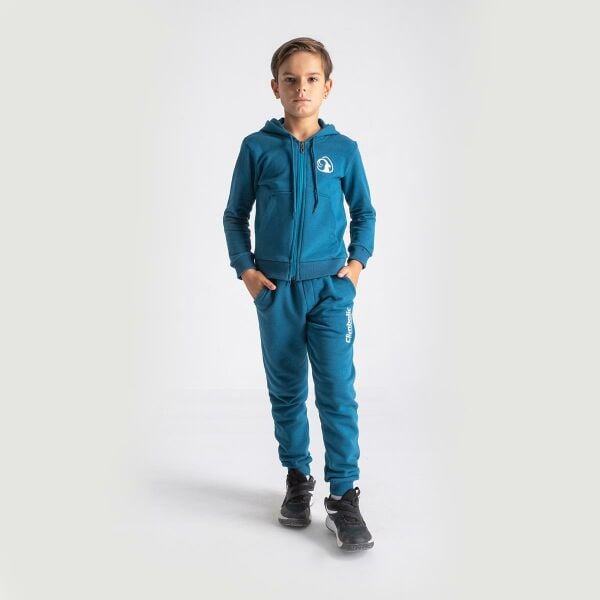 Climbolic Talc Kapüşonlu Çocuk Sweat Petrol - 08 YAŞ