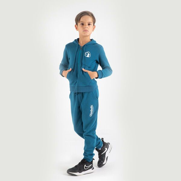 Climbolic Talc Kapüşonlu Çocuk Sweat Petrol - 08 YAŞ