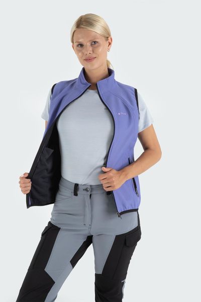 Climbolic Ruby Outdoor Softshell Yelek Lila - S