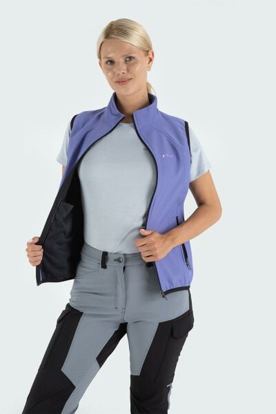 Climbolic Ruby Outdoor Softshell Yelek Lila - S