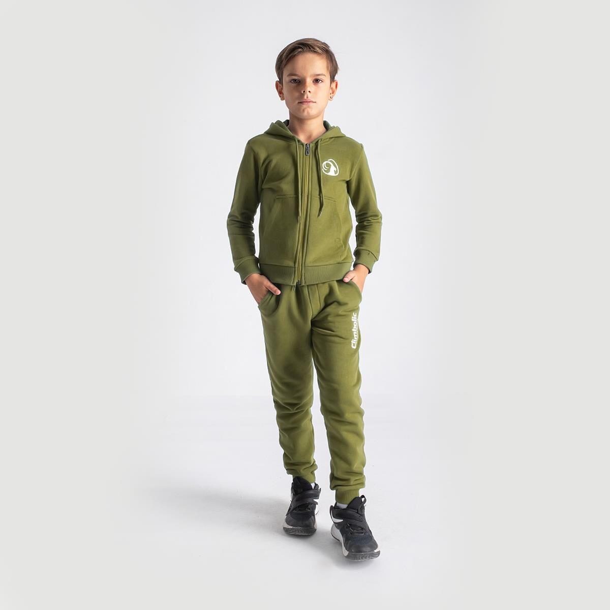 Climbolic Talc Kapüşonlu Çocuk Sweat Yeşil - 12 YAŞ