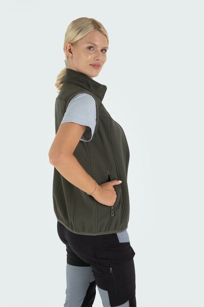 Climbolic Ruby Outdoor Softshell Yelek Yeşil - 2XL
