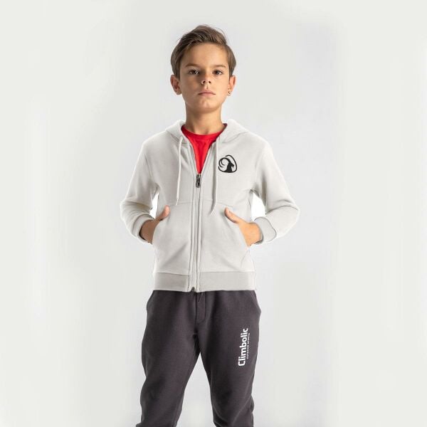 Climbolic Talc Kapüşonlu Çocuk Sweat Ekru - 08 YAŞ