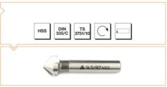 Ø16,5mm Hss 3 Ağızlı Silindirik Saplı Havşa Freze-90°