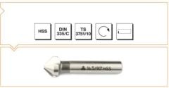 Ø31,5mm Hss 3 Ağızlı Silindirik Saplı Havşa Freze-90°