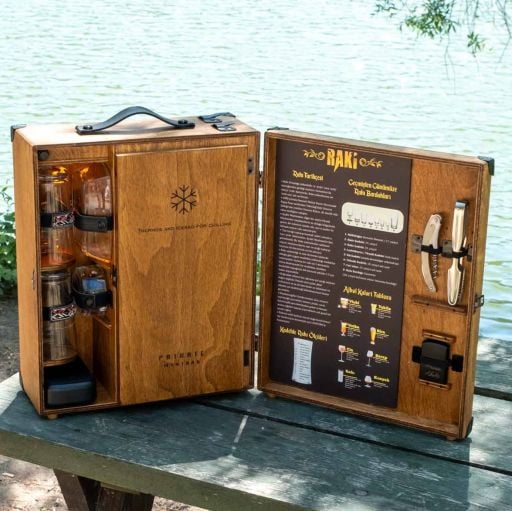 Wooden Series Thermos Cooler Raki Concept