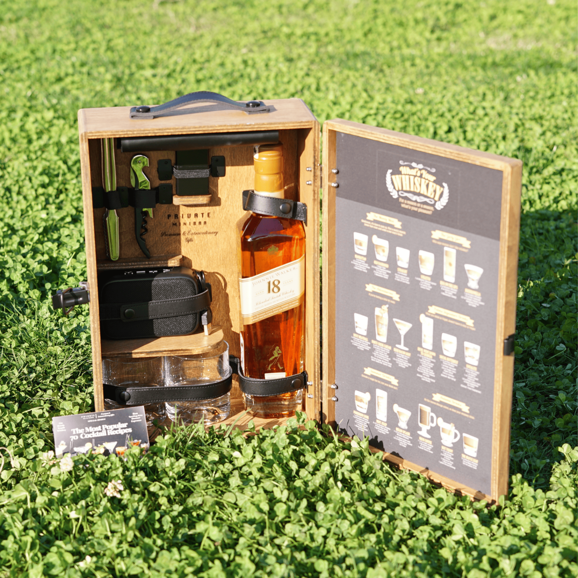 Nomadic Series, Whiskey Concept, Wooden Design, Gifts For Bourbon Lovers, Personalized Gift Box