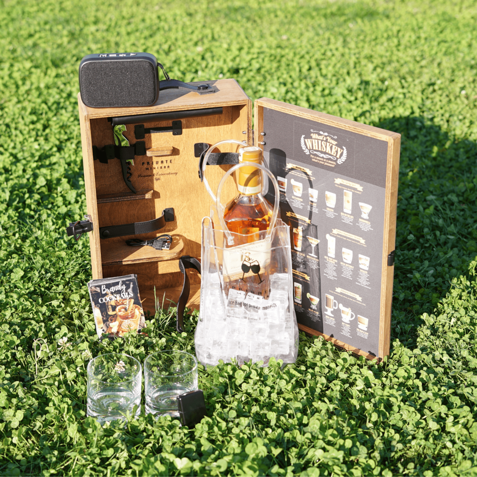 Nomadic Series, Whiskey Concept, Wooden Design, Gifts For Bourbon Lovers, Personalized Gift Box