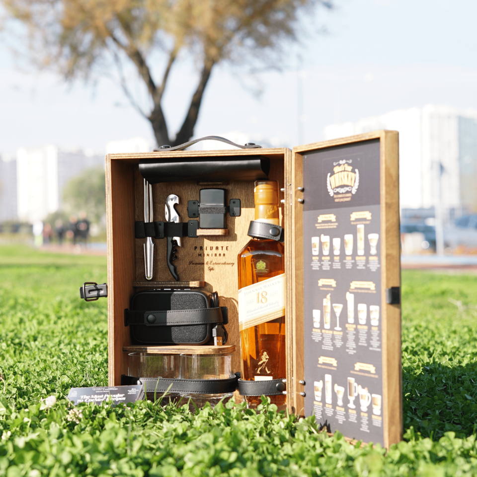 Nomadic Series, Whiskey Concept, Wooden Design, Gifts For Bourbon Lovers, Personalized Gift Box