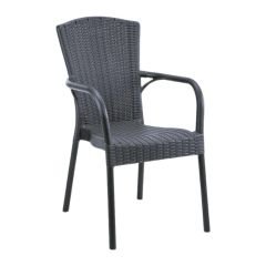 Royal PP Rattan Desenli Plastik Sandalye