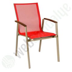 Meram Dış Mekan Sandalyesi Kırmızı