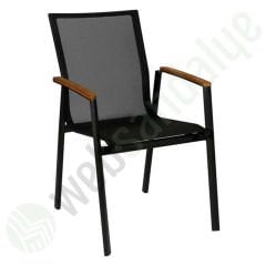 Meram Dış Mekan Sandalyesi Siyah