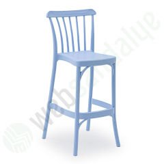Lowell Bar Sandalyesi 75 cm Açık Mavi