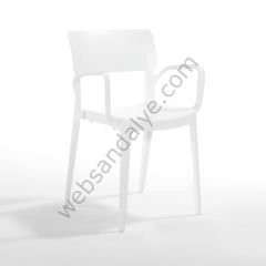 Rick Kollu Plastik Sandalye