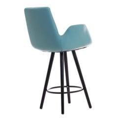 Beril 65 Cm Ahşap Ayaklı Bar Sandalyesi