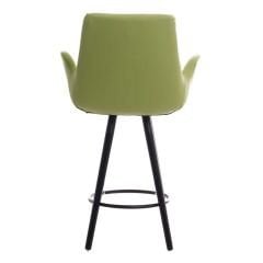 Beril 65 Cm Ahşap Ayaklı Bar Sandalyesi